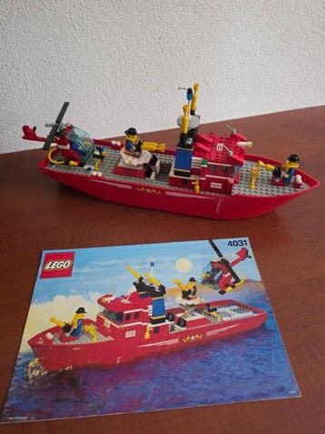 Lego Set - 4031 - City - Fire Rescue Boat, Nieuw