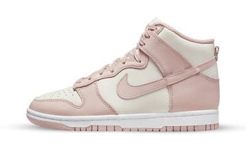 Nike Dunk High Pink Oxford (W), Nieuw