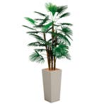 Rhapis Palm kunstplant, H185cm, Huis en Inrichting, Kamerplanten, Ophalen of Verzenden, Palm, 150 tot 200 cm