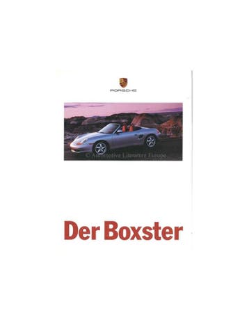 1997 PORSCHE BOXSTER BROCHURE DUITS, Boeken, Nieuw, Porsche, Author