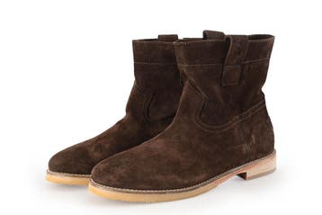 Shabbies Amsterdam Enkellaarzen in maat 40 Bruin, Kleding | Dames, Verzenden, Lage of Enkellaarzen, Zo goed als nieuw, Bruin