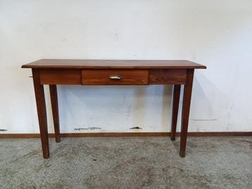 Tafel met lade - B120 x D40 x H72cm