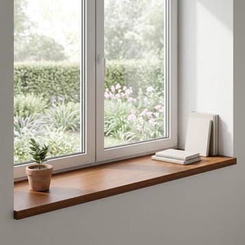 vidaXL Raamkozijnen 2 st Donkerbruin 140 x 40 x 2 cm Massief, Verzenden, Nieuw