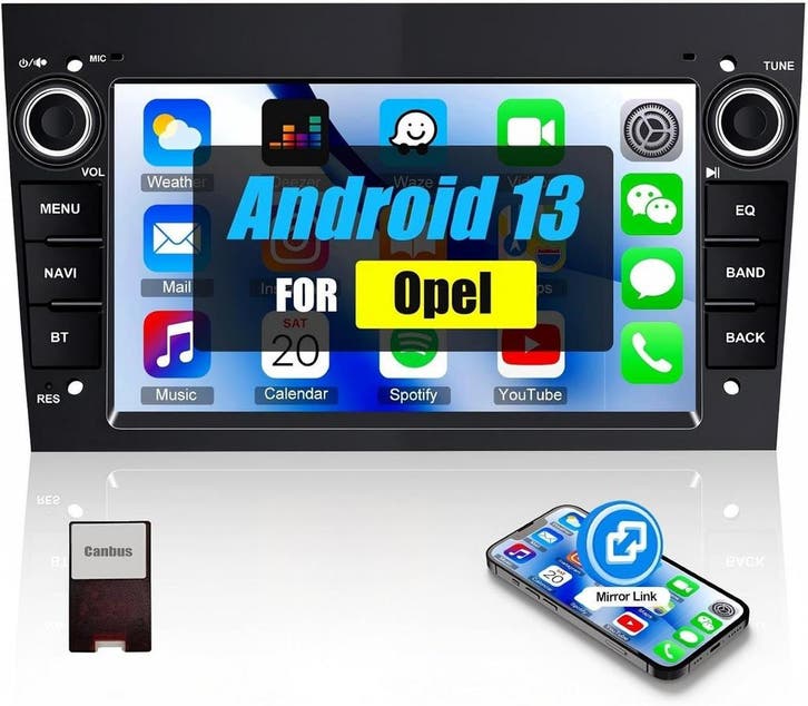 Opel Autoradio | Android 13 | 41% Korting, Auto diversen, Autoradio's, Nieuw, Ophalen of Verzenden