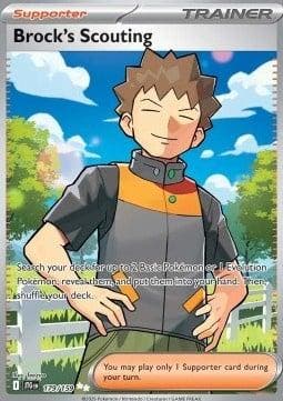 Pokémon TCG - Brocks Scouting- Journey Together - 179/159, Verzenden, Zo goed als nieuw