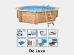 Buiten Zwembad Interline Bali Rond 6,55 x 1,3 m incl. pakket, Tuin en Terras, 120 cm of meer, Verzenden, Rond, 300 cm of meer