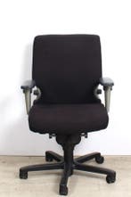 Haworth Comforto 77 bureaustoel, tempur zitting, zwart, Overige plaatsen, Ophalen of Verzenden, Gebruikt, Stoel