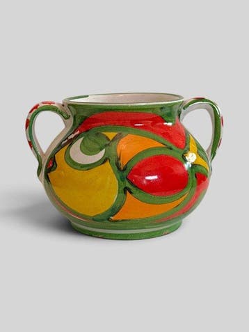 Giovanni De Simone (1930-1991) - Bloempot - Keramiek - glas, Antiek en Kunst