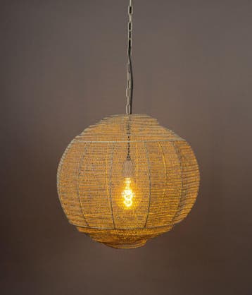2dekans | Dutchbone Meezan Hanglamp M – Ø30cm – Vintage, Ophalen of Verzenden, Zo goed als nieuw