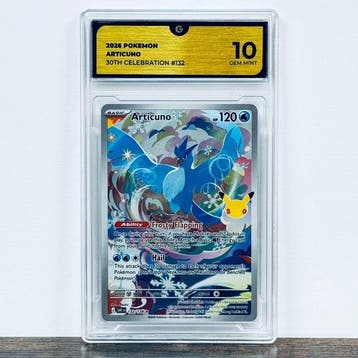 Pokémon Graded card - Articuno 132 - 30th Anniversary –, Nieuw