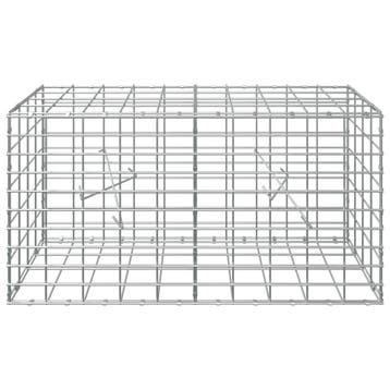 vidaXL Gabion met 5 mm Draad en 5x10 cm Gaas 100x20x50 cm, Verzenden, Nieuw, IJzer