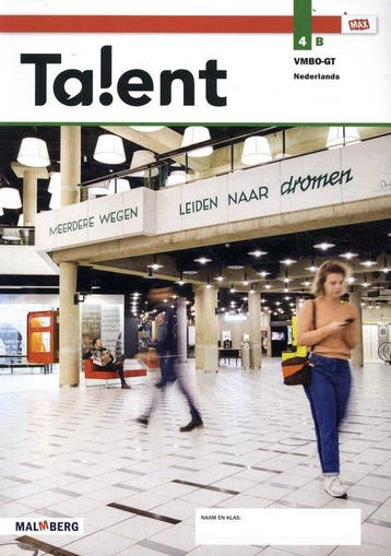 9789402064261 Talent MAX 2020 4 vmbo-gt Leerwerboek B, Verzenden, Zo goed als nieuw, Polly den Tenter