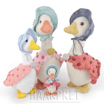 Moeder Gans Knuffel Haken - Haakpret Anja Toonen - Haakpat, Ophalen of Verzenden, Nieuw