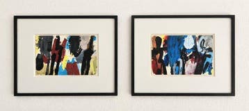 Henning Kürschner (1941) - Werkpaar: Figurinen / Schwarzer