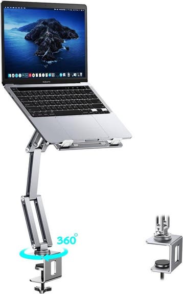 Monitorarm Laptop 17 inch | Tweedekansje | OP=OP, Ophalen of Verzenden, Zo goed als nieuw, Nediea, In diepte verstelbaar