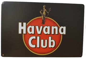 Havana club reclamebord, Verzamelen, Verzenden, Nieuw