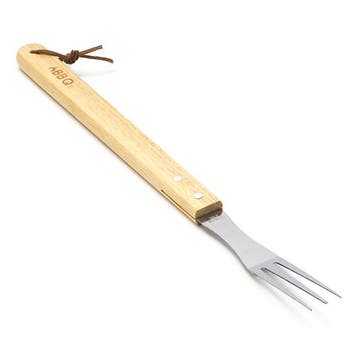 BBQ vork | Gardalux | 46 cm (RVS, met houten handvat), Tuin en Terras, Verzenden, Nieuw, Gardalux