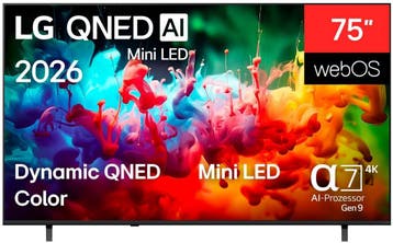 LG - 4K Smart TV 75 - QNED70 - 75QNED70B3A - Zwart - Bui., Audio, Tv en Foto, Verzenden, Nieuw