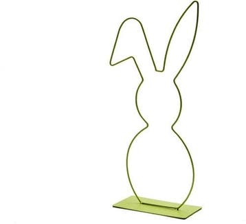 Metalen Frame Haas hangend oor op voet Lime Groen 50 cm, Ophalen of Verzenden, Nieuw