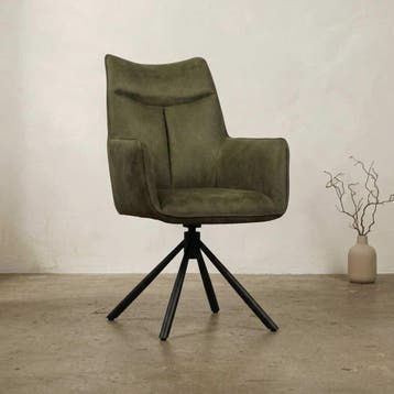 Stoel Mia | Groen, Huis en Inrichting, Stoelen, Ophalen of Verzenden, Nieuw