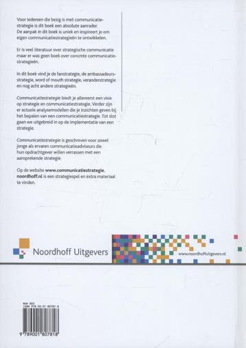 Communicatiestrategie 9789001807818 Wil Michels, Verzenden, Zo goed als nieuw, Wil Michels