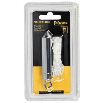 Benson Schietlood - 80 gram - 5 meter touw - Nauwkeurige..., Ophalen of Verzenden, Nieuw