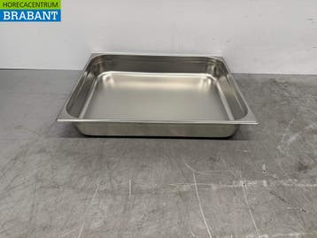 RVS 2/1 GN - Gastronorm Bak 100 mm Horeca, Ophalen of Verzenden, Nieuw zonder verpakking