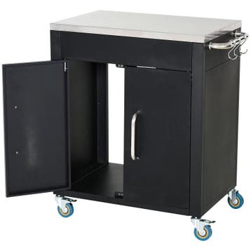 TRUUSK Keukentrolley met Wielen - Serveerwagen met Kast - Ha, Huis en Inrichting, Verzenden, Nieuw