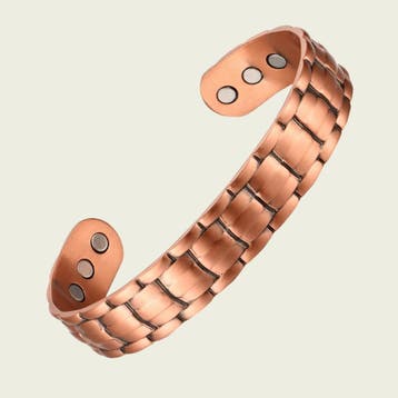 Gezondheids-klemarmband magnetisch koper -1,5 cm, Sieraden, Tassen en Uiterlijk, Armbanden, Ophalen of Verzenden, Nieuw