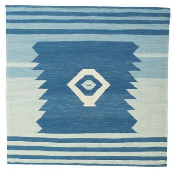 Handgeweven Designer Kelim - Kelim - 118 cm - 119 cm, Nieuw