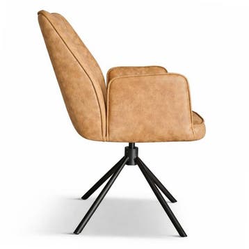 Eetkamerstoel Utah Misty Light Brown, Huis en Inrichting, Stoelen, Ophalen of Verzenden, Nieuw