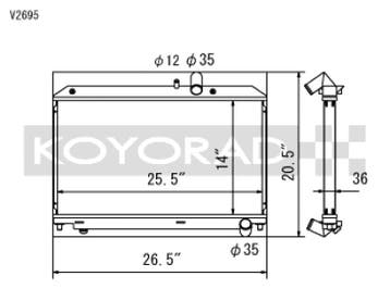 Koyo 04-08 Mazda RX-8 1.3L (MT) Radiator, Ophalen of Verzenden, Nieuw