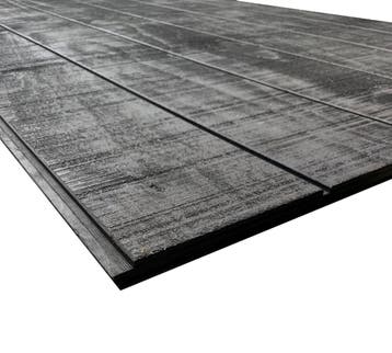 Channelply Rabat Plaat Zwart Gespoten 2440x1220mm - Brede, Doe-het-zelf en Verbouw, Hout en Planken, Ophalen of Verzenden, Nieuw