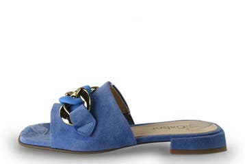 Gabor Muiltjes in maat 41½ Blauw, Overige typen, Gabor, Zo goed als nieuw, Verzenden