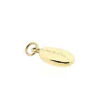 Gouden hanger van een koffieboon (Hanger of bedel), Sieraden, Tassen en Uiterlijk, Bedels, Ophalen of Verzenden, Gebruikt, Goud