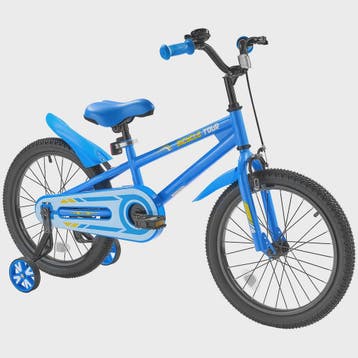 Kinderfiets BMX Stijl Blauw - 14, 16, 18 inch - Met Zijwielt, Verzenden, Nieuw