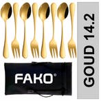 Fako Bijoux - Gebak Bestek / Dessert Bestek Classic - 14cm -, Verzenden, Nieuw