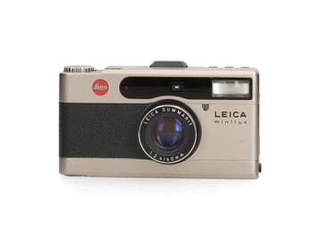Leica Minilux Summarit 1:2 4/40mm - 1 jaar garantie, Ophalen of Verzenden, Zo goed als nieuw, Leica