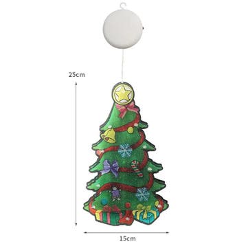 Raamverlichting Kerstboom (Verlichting voor binnen), Diversen, Kerst, Ophalen of Verzenden, Nieuw