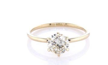 Zonder minimumprijs - Ring - 14 karaat Geel goud - 1.00ct., Nieuw