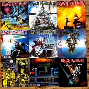 Iron Maiden - 9 original IRON MAIDEN Singles [UK pressings], Nieuw in verpakking