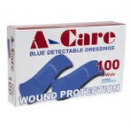 Blauwe standaard pleisters | 75x25 mm | 100 stuks, Verzenden, Nieuw in verpakking
