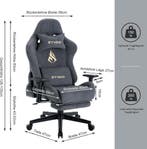 Ergonomische Bureaustoel -  Office Chair - Gamestoel - Volwa, Verzenden, Zo goed als nieuw