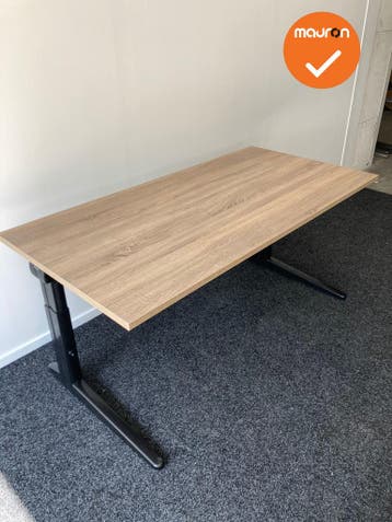 Ahrend Essa handmatig verstelbaar bureau - nieuw blad naar k, Werkplek, Ophalen of Verzenden, Gebruikt, Bureau