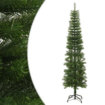 Kerstboom 240cm smal pe | retourdeal 51% korting, Diversen, Kerst, Ophalen of Verzenden, Zo goed als nieuw