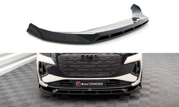 Voorspoiler V.2 Audi Q4 E-Tron sportback S-line Maxton, Ophalen of Verzenden, Nieuw