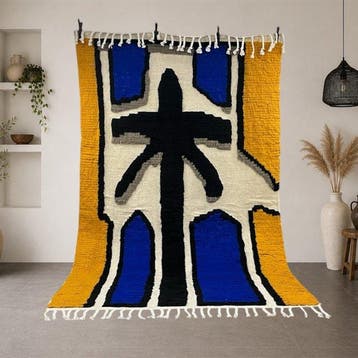 Berber, Beni Ouarain vintage – Berbertapijt van dikke wol -, Nieuw