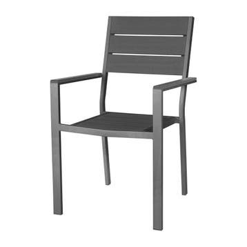 Bolero Valletta Grijze Stoelen Met Armleuningen (4 Pack), Verzenden, Nieuw in verpakking