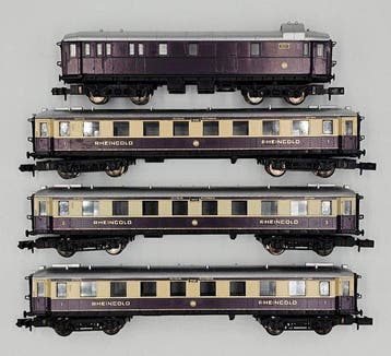 Arnold N - 5801, 5802, 5803 - Modeltrein personenwagen (4) -, Nieuw