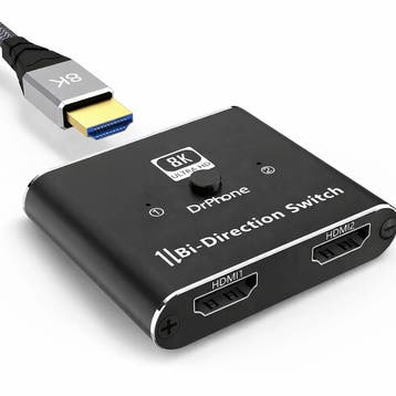 DrPhone ARC15 HDMI 2.1 Switch – 8K 60Hz / 4K 165Hz – Bi-Dire, Verzenden, Nieuw